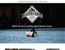 Tablet Screenshot of beavercanoe.com